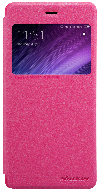 Чохол-книжка Nillkin Sparkle Leather для Xiaomi Redmi 4 Red фото