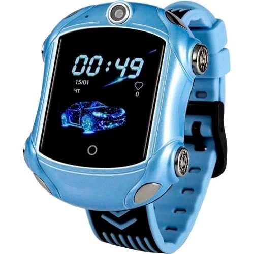 Детские часы-телефон с GPS трекером GOGPS X01 (Blue) фото