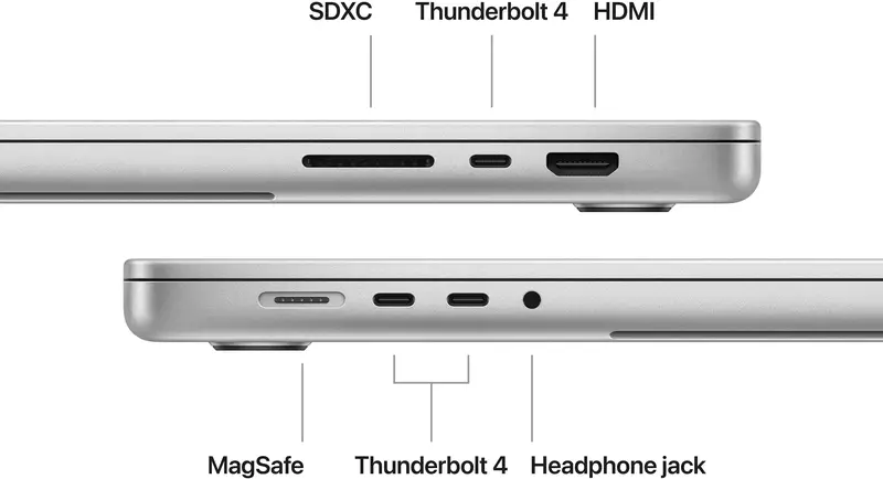 Apple MacBook Pro 16" Chip M3 Max 16CPU/40GPU/48RAM/1TB Silver (MUW73) 2023 фото