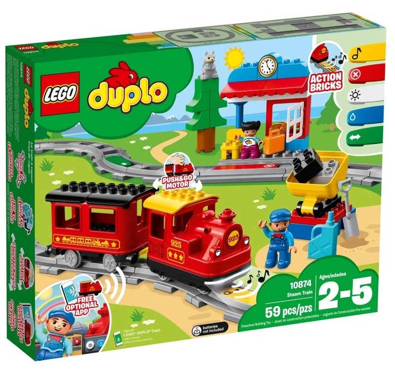 Конструктор LEGO Duplo Потяг на паровій тязі 10874 фото