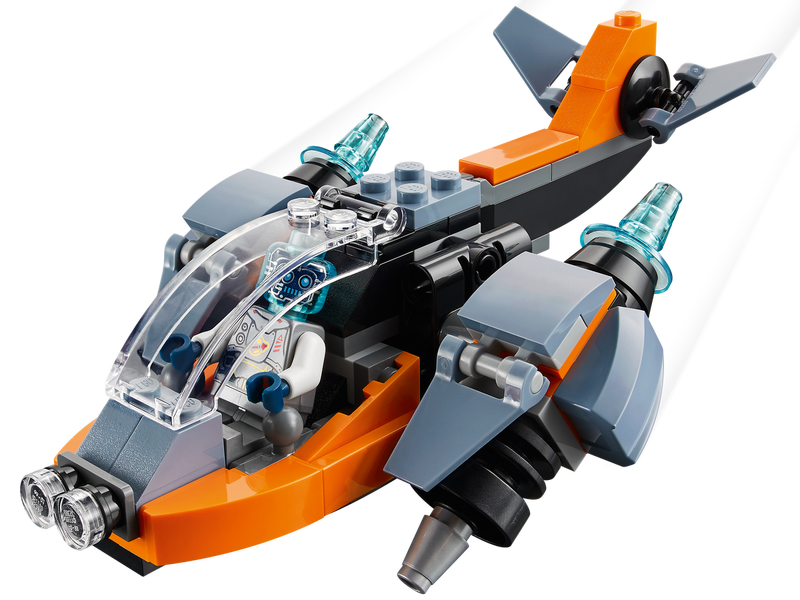 Конструктор LEGO Creator Кібердрон 31111 - фото - №3