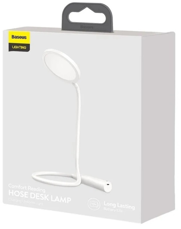 Лампа Baseus Comfort Reading Charging Uniform Light Hose (White) фото