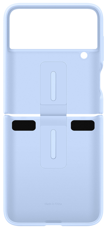 Чохол для Samsung Flip 4 Silicone Cover with Ring (Arctic Blue) EF-PF721TLEGUA фото