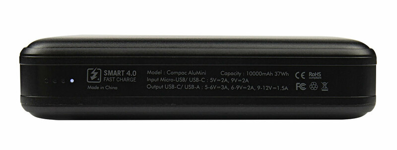 Портативна батарея Energea ComPac ALUMINI 10 000mAh (Black) фото