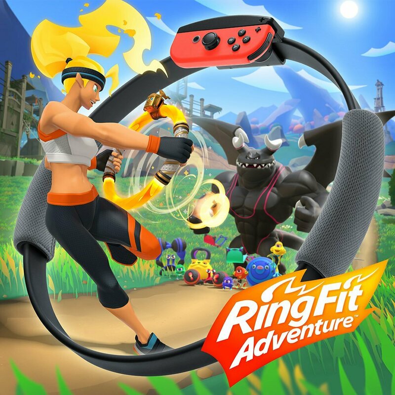 Контролер Nintendo Official Switch Ring Fit Adventure + гра + ремінь фото