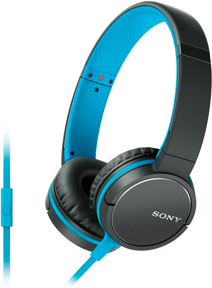 Навушники Sony MDR-ZX660AP (Blue) фото