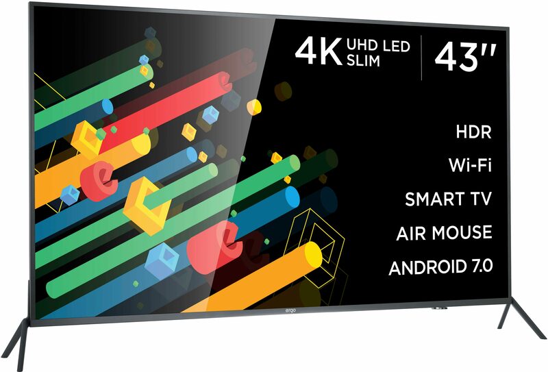 Телевизор Ergo 43" 4K Smart TV (43DU6510) - фото - №1