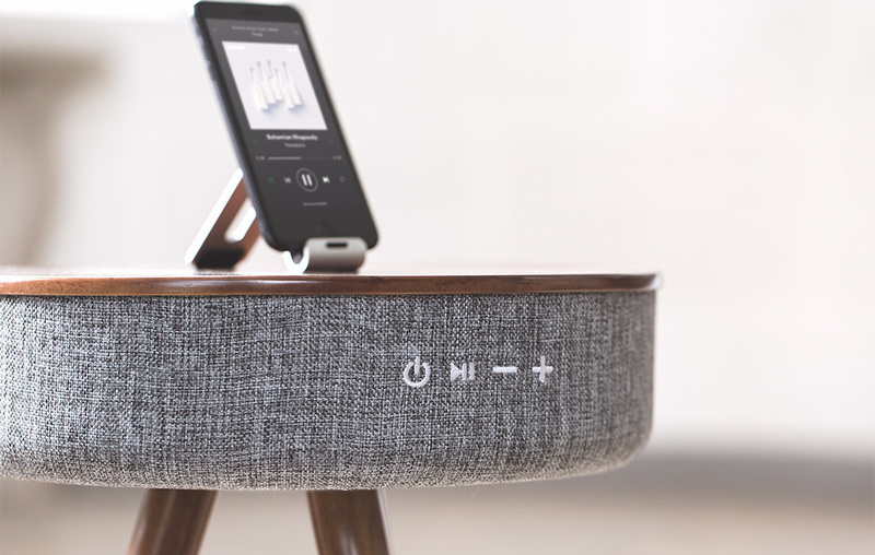Акустика Blueman Table BT Speaker (Walnut) - фото - №4