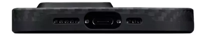 Чохол для iPhone 15 Pro Max Pitaka MagEZ Case Pro 4 Twill 1500D Black/Grey (KI1501PMP) - фото - №5