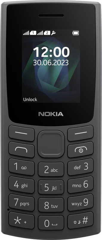 Nokia 105 Single Sim 2023 (Charcoal) фото
