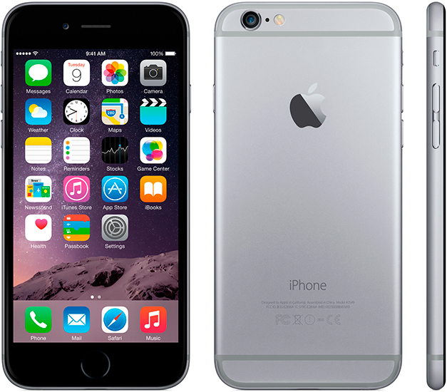 Apple iPhone 6 Plus 64Gb (Space Gray) как новый Apple Certified Pre-owned (FGAH2) фото