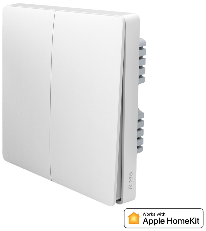 Розумний вимикач Aqara Smart wall switch H1 (no neutral, double rocker) WS-EUK02 (EU version) фото