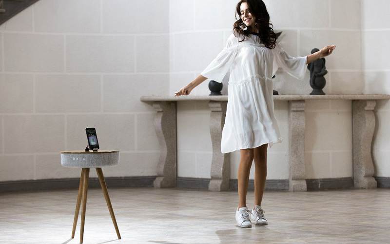 Акустика Blueman Table BT Speaker (Walnut) - фото - №7