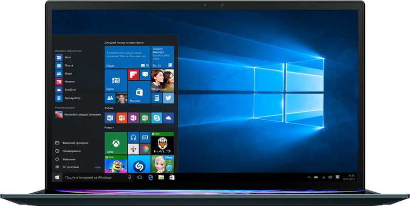 Ноутбук Asus ZenBook Duo 14 UX482EG-HY422W Celestial Blue (90NB0S51-M003N0) фото