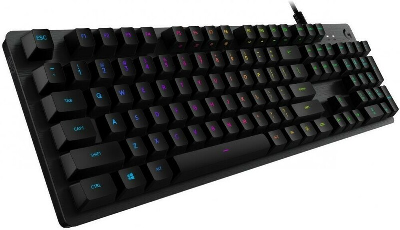 Ігрова клавіатура Logitech G512 Carbon RGB Mechanical Gaming Keyboard, GX Blue (Black) 920-008945 фото