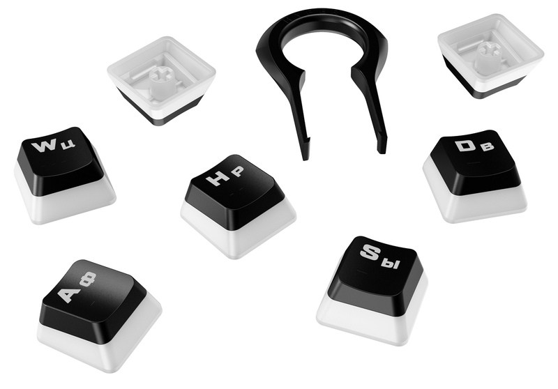 Набір кейкапов для механічних клавіатур HyperX Pudding Keycaps (HKCPXA-BK-RU / G) фото