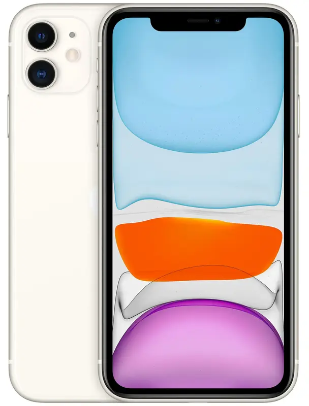 Б/В Apple iPhone 11 64Gb white (Це Ідеал) фото