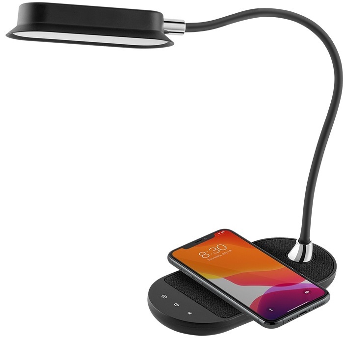 Настольная светодиодная лампа Momax Q.Led Flex Mini с БЗ (10W) (Black) QL5D фото