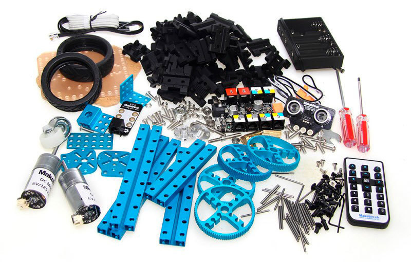 Робот Starter Robot Kit-Blue (IR Version) (Black/Blue) 90004 - фото - №4