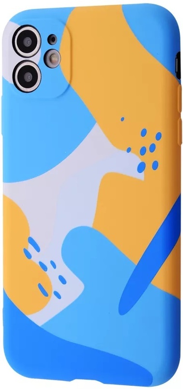 Чохол WAVE NEON X LUXO Minimalistic Case для iPhone 11 (Blue/Yellow) фото