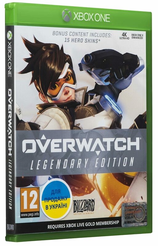 Диск Overwatch Legendary Edition (Blu-ray, English version) для Xbox One (88262EN) - фото - №1