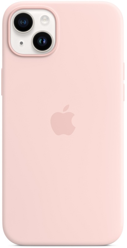 Чохол Apple Silicone Case with MagSafe (Chalk Pink) MPT73ZE/A для iPhone 14 Plus фото