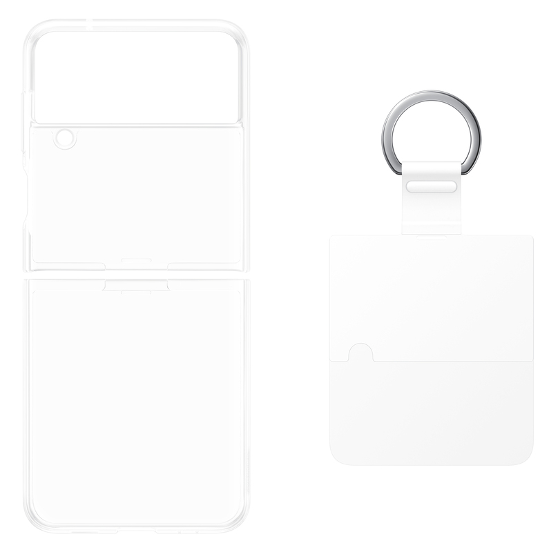 Чохол для Samsung Flip 4 Clear Cover with Ring (Transparency) EF-OF721CTEGUA фото