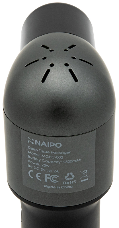Перкусійний ручний масажер для тіла Naipo MGPC-002 фото