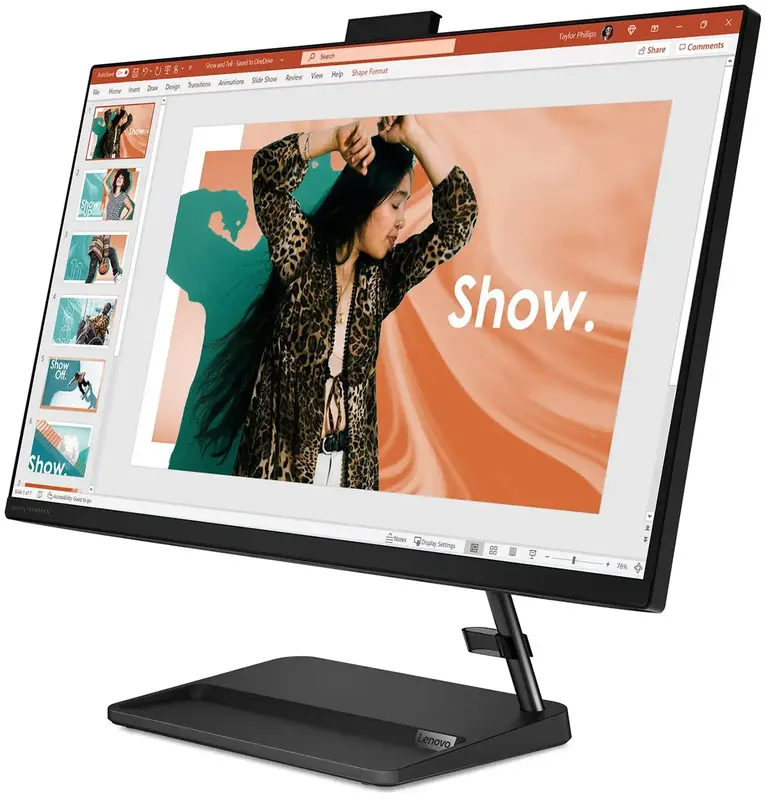 Моноблок Lenovo IdeaCentre 3 27IAP7 Black (F0GJ00T6UO) - фото - №1