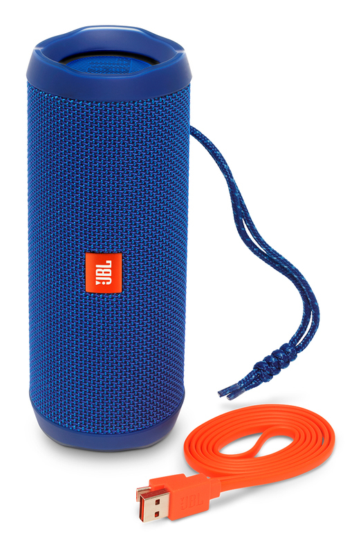 Вологозахищена акустика JBL Flip 4 (Blue) - фото - №4