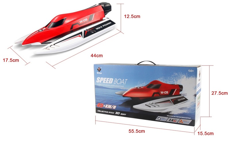 Катер р/у WL Toys WL915 F1 High Speed Boat бесколлекторный (Красный) фото