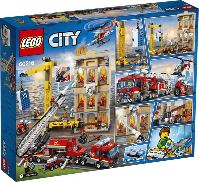 Конструктор LEGO City Центральна пожежна станція 60216 фото