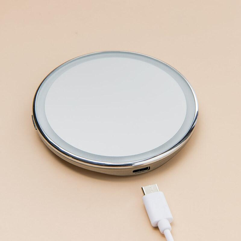Дзеркало з LED підсвічуванням Xiaomi Jordan Judy Handheld Light Mirror (Pink) фото