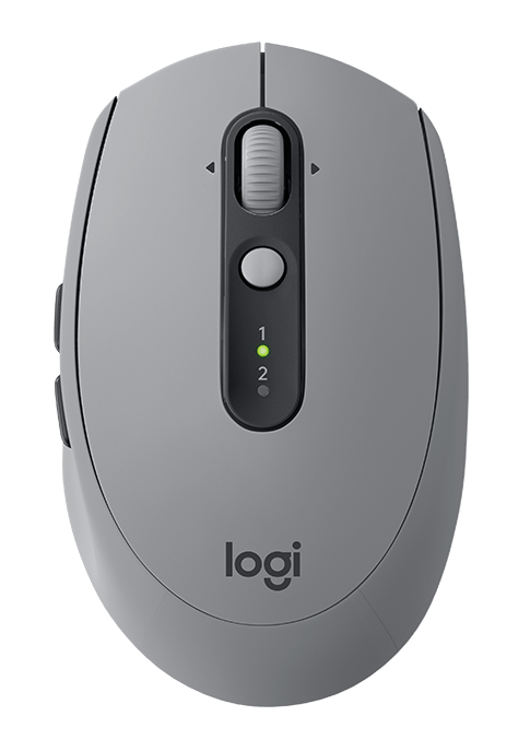 Миша Logitech wireless/bluetooth M590 (Mid Grey Tonal) 910-005198 - фото - №0