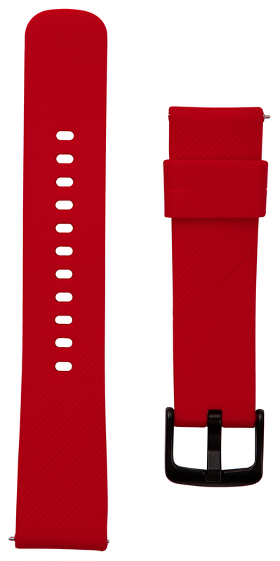 Ремешок для часов GIO 20 мм Sillicone (Red) фото
