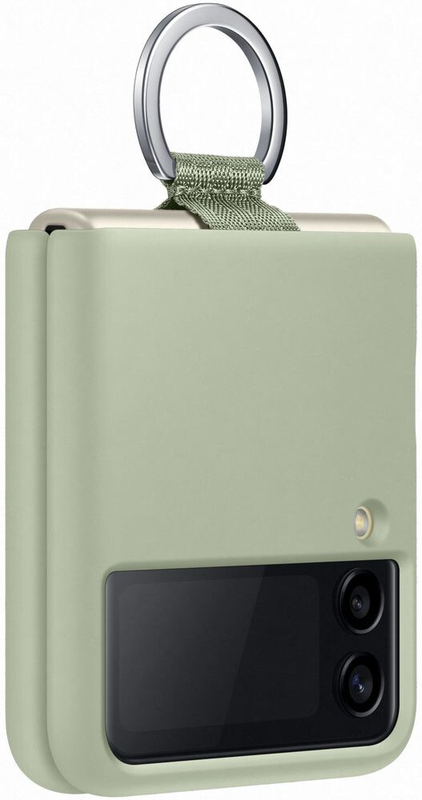 Чохол для Samsung Flip3 Silicone Cover with Ring (Olive Green) EF-PF711TMEGRU фото
