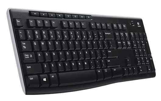 Клавіатура бездротова Logitech K270 Wireless (Black) фото