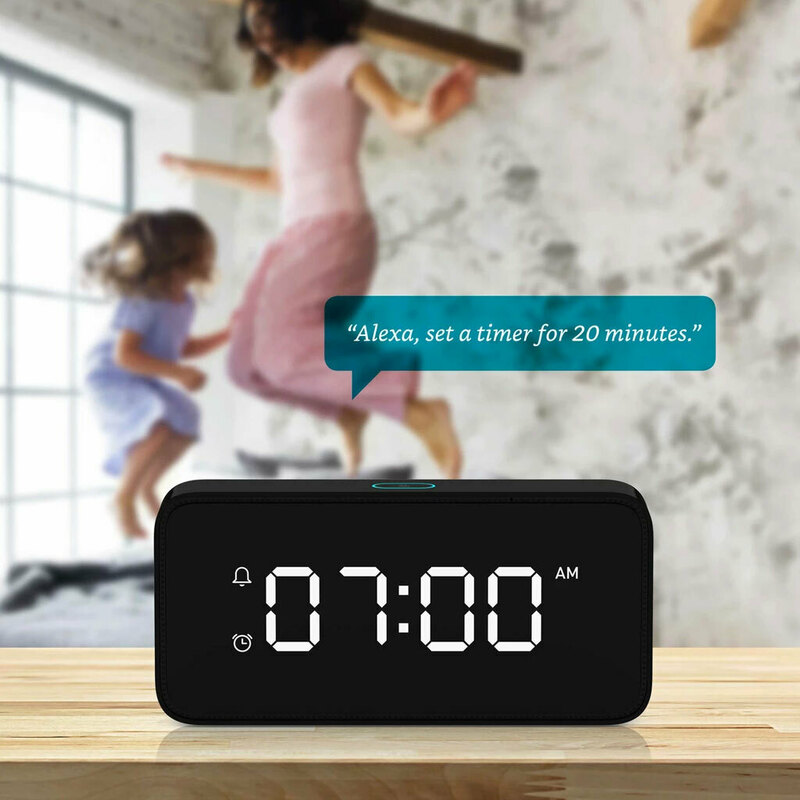 Будильник ZMI Reason ONE Smart Alarm Clock with Alexa (Black) AC01ZM фото
