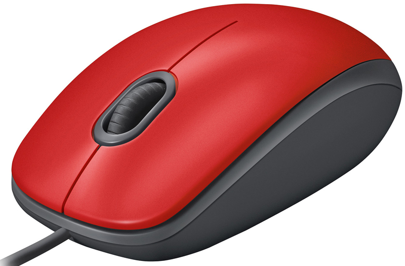 Миша Logitech M110 (Red) 910-005489 - фото - №2