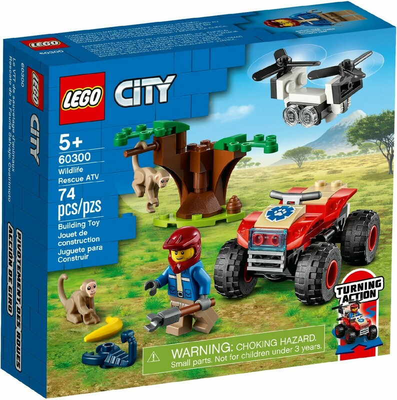 Конструктор LEGO City Рятувальний всюдихід для звірів 60300 фото