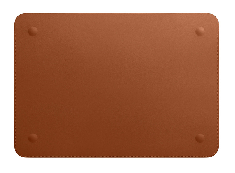 Чехол Apple Leather Sleeve (Saddle Brown) MRQV2ZM/A для MacBook Pro 15" фото