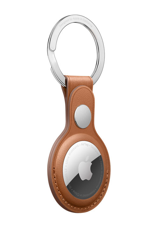 Чехол AirTag Leather Key Ring (Saddle Brown) MX4M2ZM/A фото