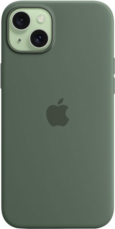 Чохол для iPhone 15 Silicone Case with MagSafe Cypress (MT0X3ZM/A) - фото - №3