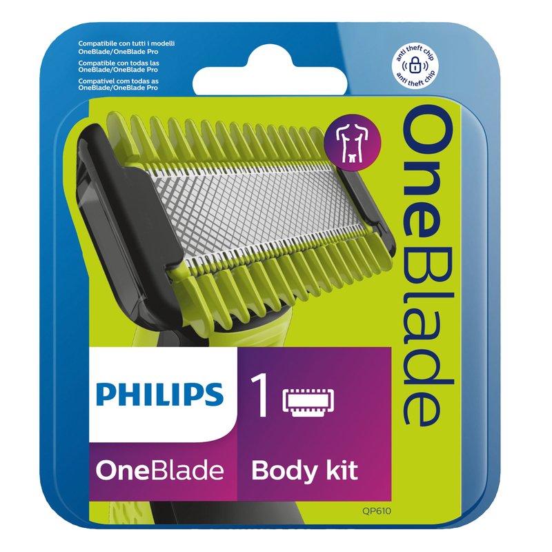 Леза з насадками для тіла Philips OneBlade QP610/50 фото