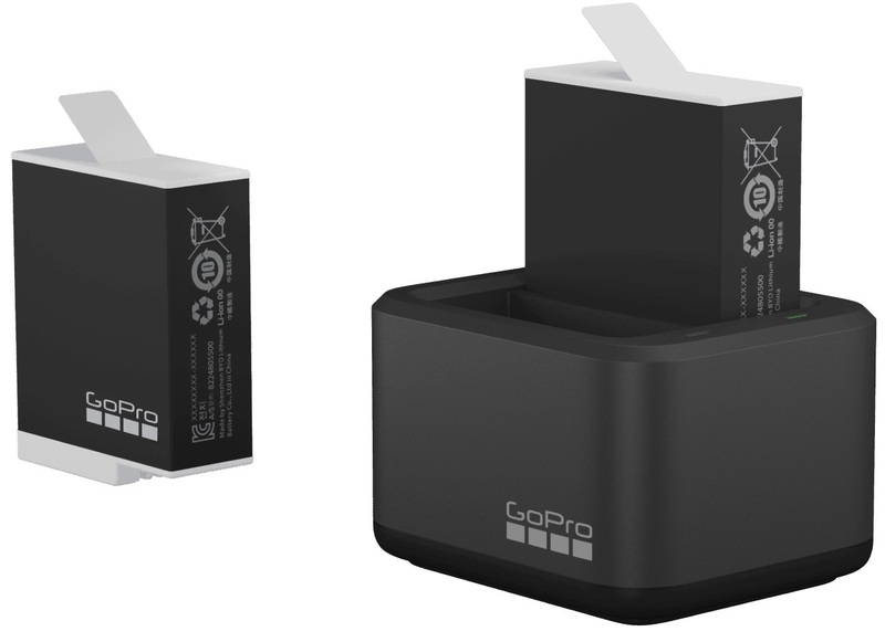 Подвійний зарядний пристрій для GoPro Dual Battery Charger + Акумулятор Enduro 2 шт для HERO12/11/10/9 фото