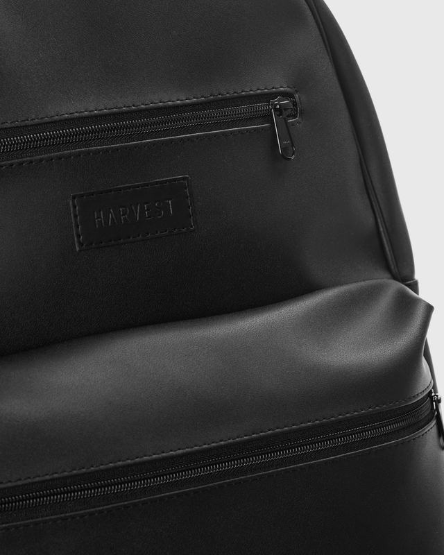 Рюкзак HARVEST TIPOLEATHER (Gloss) Black 15,6" - фото - №5