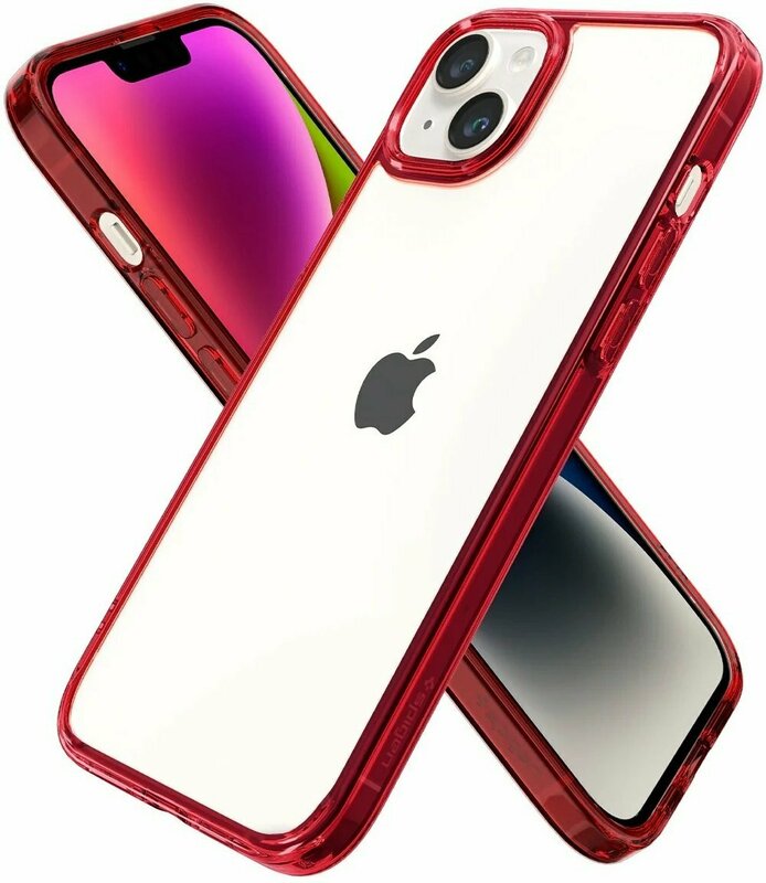 Чохол для iPhone 14 Plus Spigen Ultra Hybrid (Red Crystal) - фото - №5