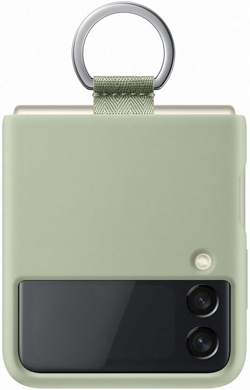 Чехол для Samsung Flip3 Silicone Cover with Ring (Olive Green) EF-PF711TMEGRU фото