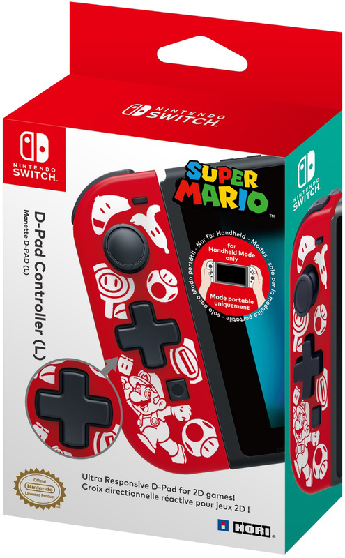 Контролер D-Pad Mario лівий для Nintendo Switch (Red) 810050910477 фото