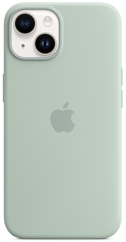 Чохол Apple Silicone Case with MagSafe (Succulent) MPT13ZE/A для iPhone 14 фото